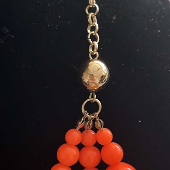 Orange and gold lavallière adjustableNWT - Picture 7 of 12